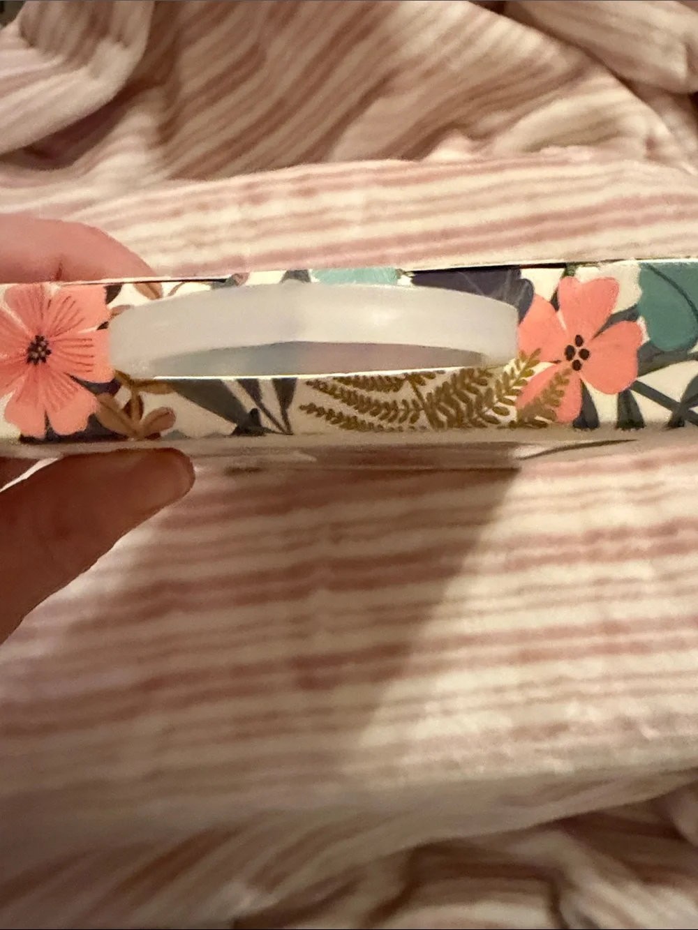 Mia Charro iPhone Case for iPhone 15/14/13 — Clear with Multicolor Flowers NIB